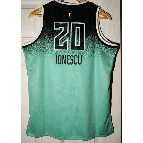 Nike Youth New York Liberty Green Sabrina Ionescu #20 Rebel Jersey- Large 14/16 - Picture 6 of 7